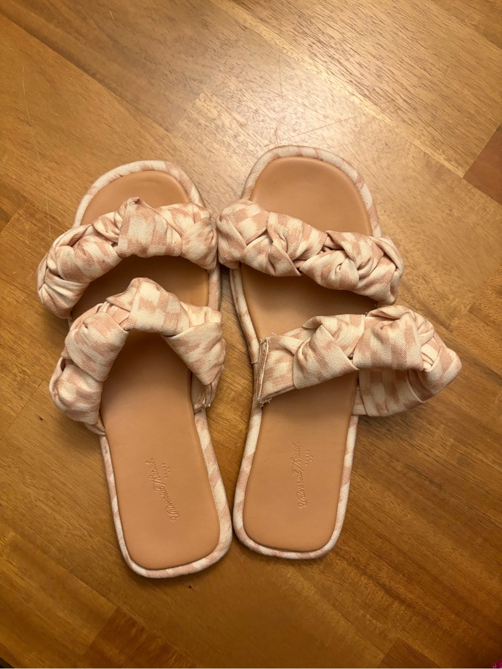 Universal Thread Meg Knotted Slide Sandals - Almond